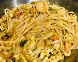 A picture of step 3 of Spicy Achari Pad Thai with Shrimps & Eggs : An Indo-Thai Fusion Dish.