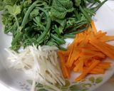 薑炒龍鬚菜的食譜步驟2照片