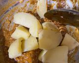 A picture of step 1 of Samosa with instant amchur chutney.