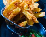 A picture of step 5 of Not Basic Fries.