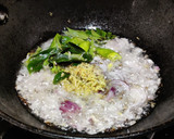 A picture of step 2 of Rice rava upma.