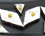 A picture of step 4 of Chocolate Kaju Katli.