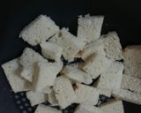 A picture of step 1 of Cesar salad.