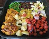 Grill chicken with vegetables and pineapple healthy daid plan recipe step 3 photo