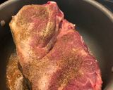 A picture of step 1 of Pork butt.