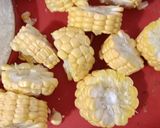 A picture of step 1 of Corn curry.