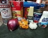 A picture of step 1 of Penne Alla Smirnoff.