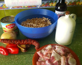 Foto del paso 1 de la receta: Potaje de pollo y garbanzos en olla rápida