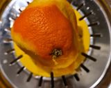 A picture of step 1 of Mum's orange custard.