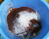 Foto langkah ke 3 dari resep Kue Ulang Tahun Sederhana (Basecake Brownis Kukus Ny. Liem).
