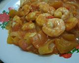 Foto langkah ke 5 dari resep Udang asam manis (ekstra) pedas.