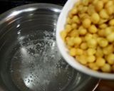 A picture of step 1 of Boondi Raita.