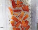 Foto langkah ke 4 dari resep Puding Pepaya Ubi Ungu.