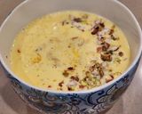 A picture of step 3 of Shahi Rice kheer with Saffron.
