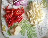 Foto langkah ke 1 dari resep Oseng-oseng kacang panjang tempe.