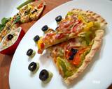 Spinach Hummus Thin Crust Pizza with Hummus Salad recipe step 30 photo