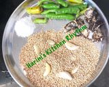 A picture of step 1 of NUVVULA TOKKU(Til chutney).