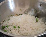 A picture of step 5 of Green Garlic Fried Rice (Hara Lasoon Fried Rice).