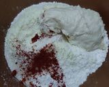 Foto langkah ke 2 dari resep Cheddar & Paprika Soft Sourdough Bread.