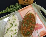 A picture of step 2 of Rajma.