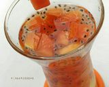 Foto langkah ke 3 dari resep Es Buah Pepaya Selasih.