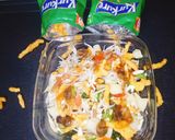 A picture of step 13 of Khatti meethi kurkury ki chaat.