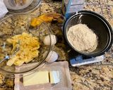 A picture of step 1 of Banana Waffles.