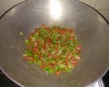 A picture of step 2 of Veg Sesame heart bites.