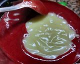 A picture of step 2 of Strawberry Pudding🍓🍓🍓🍮🍮🍮.