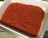Une image de l'étape 7 de Pavés de saumon à l'aneth, crème de poivrons et radis.
