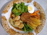 Selat solo/ Galantin sapi plus lontong