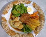 Foto langkah ke 5 dari resep Selat solo/ Galantin sapi plus lontong.