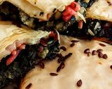 Foto del paso 6 de la receta: BAKLAWA Relleno con Espinacas🥬y Frutos Secos🥜...!