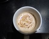 A picture of step 7 of Hand beaten foamy coffee.