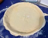 Une image de l'étape 2 de Tarte aux figues noires, bananes et abricots secs.