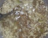 A picture of step 3 of Soupy noodles / noodles soup.