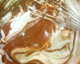 Foto langkah ke 5 dari resep Chiffon Kopi Coklat Putih Telur / Egg White Coffee Choco Chiffon.