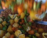 A picture of step 12 of South Indian Vegetable Curry.
