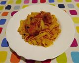 Foto del passaggio 4 della ricetta Tagliatelle con sugo di stoccafisso