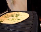 A picture of step 6 of Garlic butter naan.