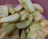 A picture of step 2 of Apple 🍎 halwa.