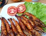 Udang Bakar Pedas langkah memasak 3 foto
