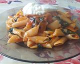 Pas rețetă Penne cu sos de roșii și leurdă 3 fotografie