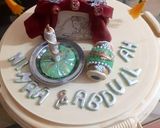 A picture of step 7 of Mehndi n Nikah Themed Cake.