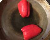 California Farm Stuffed Sweet Red Peppers with shrimp and fried rice recipe step 1 photo