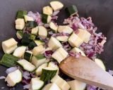 Une image de l'étape 1 de Tarte courgettes / chèvre / jambon de parme (vit'fait bien fait).