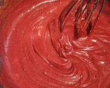 Foto langkah ke 2 dari resep Red Velvet Chips Soft mini cookies. Simple No mixer..!.