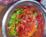A picture of step 2 of Rava uttapam.