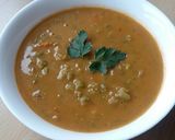 A picture of step 7 of Vickys Curried Split Pea Soup, GF DF EF SF NF.