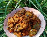 Foto langkah ke 5 dari resep Terong Teri Balado Pedas Manis.